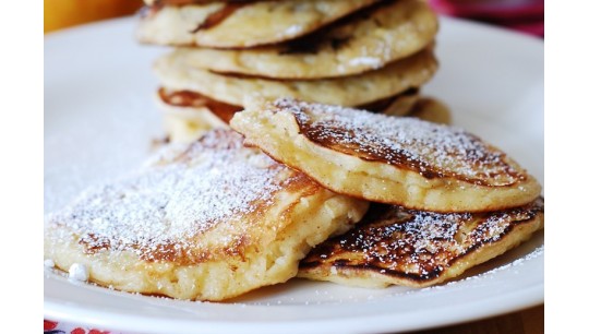 Pancakes aux pommes et miel Pancakes aux pommes et miel